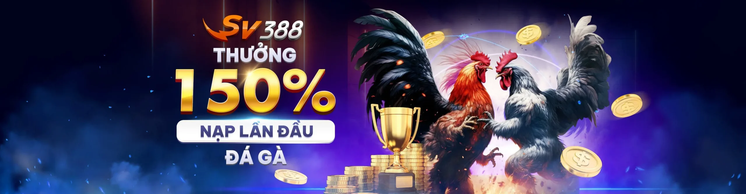 khuyến mãi đá gà 150% cho lần nạp tiền pbv88 đầu tiên